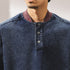 Vintage Denim Henley Neck Shirt P1844
